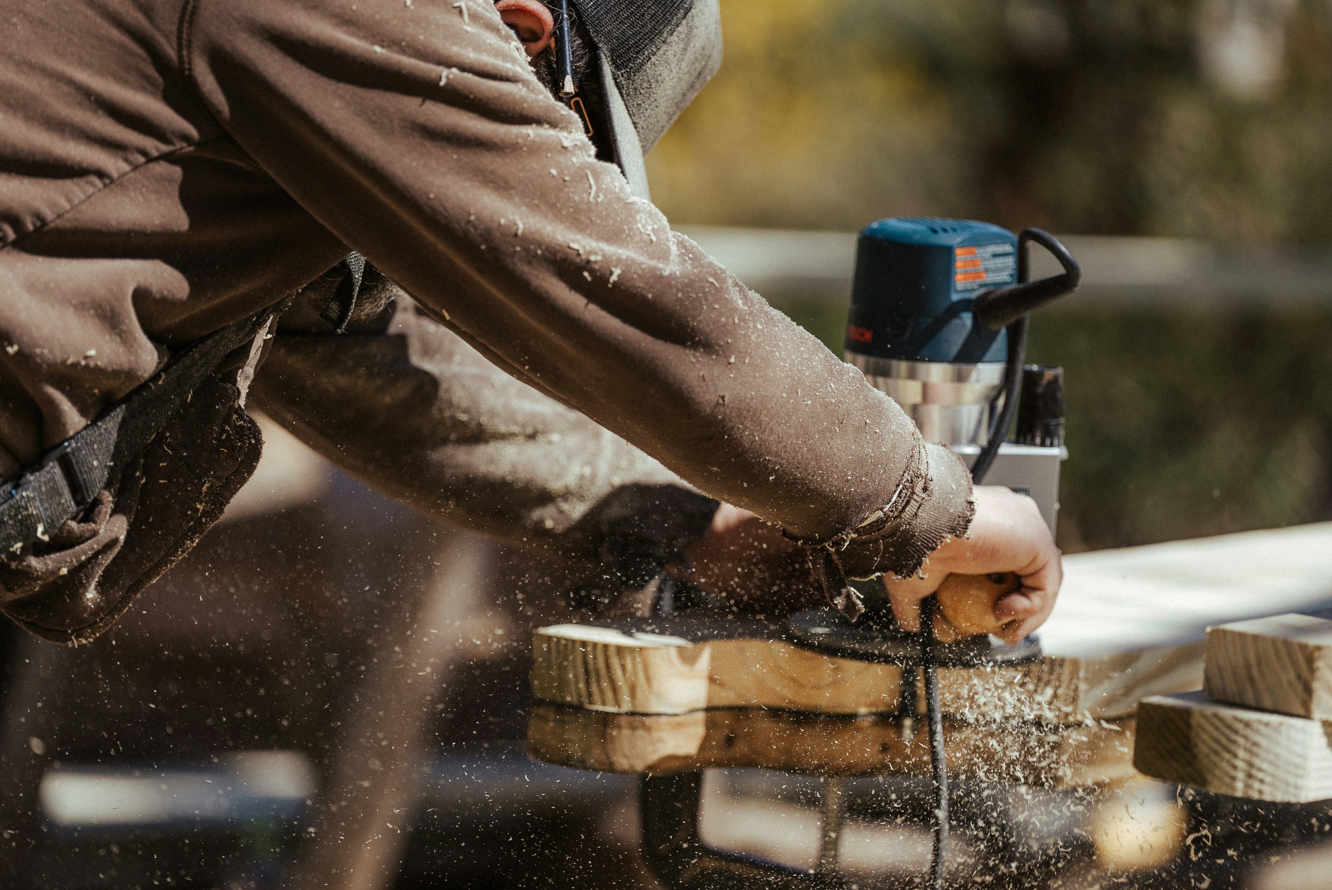 Handcrafted frame detail